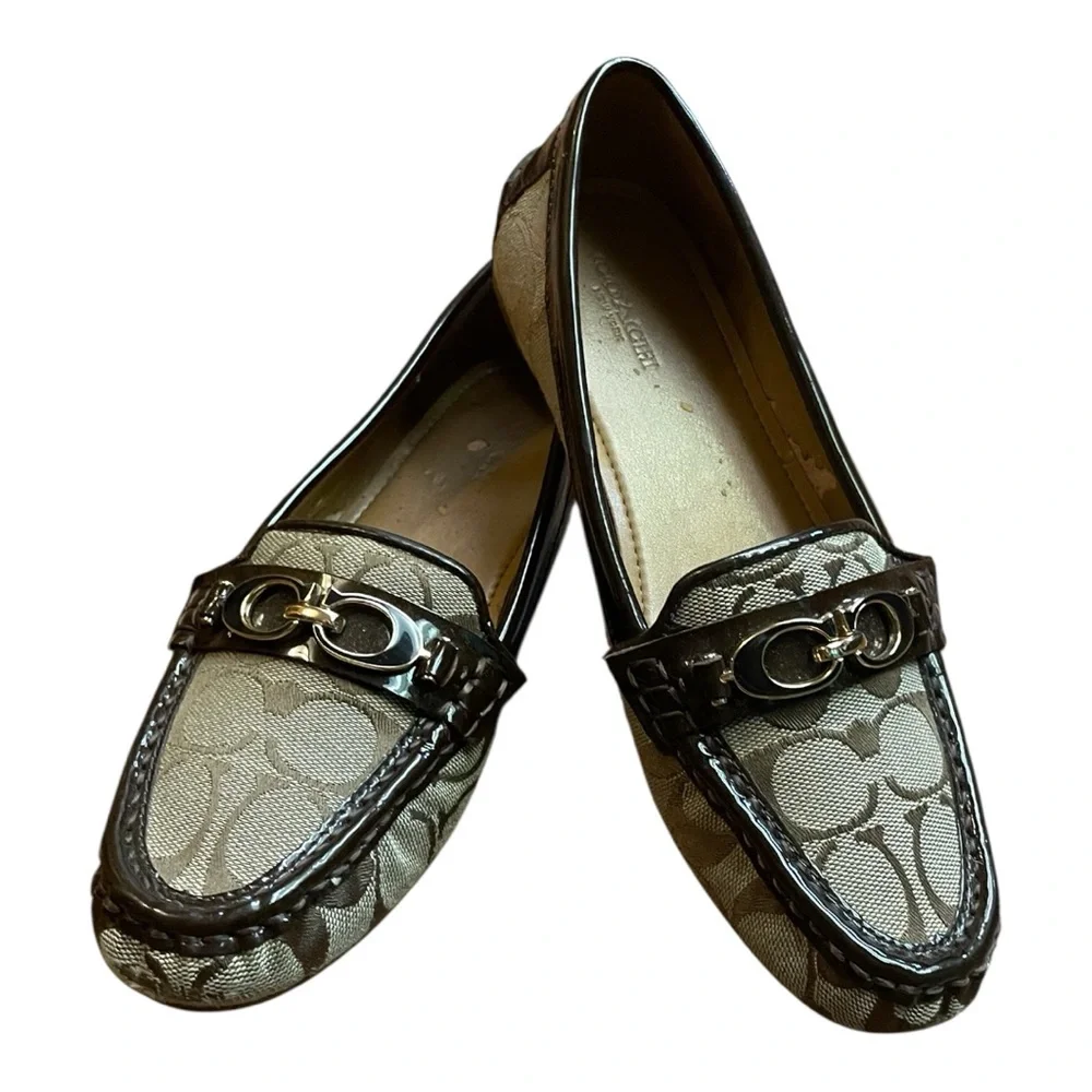 Coach Fortunata Signature C Jacquard Loafers - Picture 3 of 12